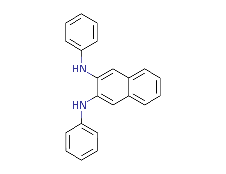Molecular Structure of 69905-74-4 (2,3-Naphthalenediamine, N,N'-diphenyl-)