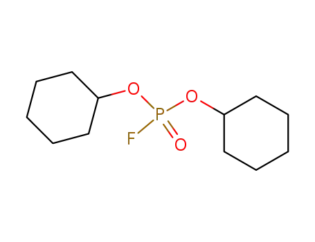 Fluoridophosphoric acid dicyclohexyl ester