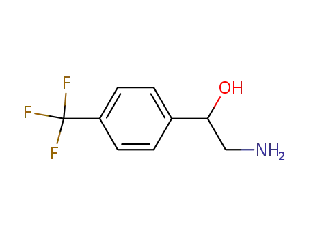 Molecular Structure of 776-02-3 (2-HYDROXY-2-[4-(TRIFLUOROMETHYL)PHENYL]ETHYLAMINE)
