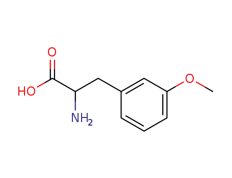 Molecular Structure of 7635-28-1 (2-AMINO-3-(3-METHOXY-PHENYL)-PROPIONIC ACID)