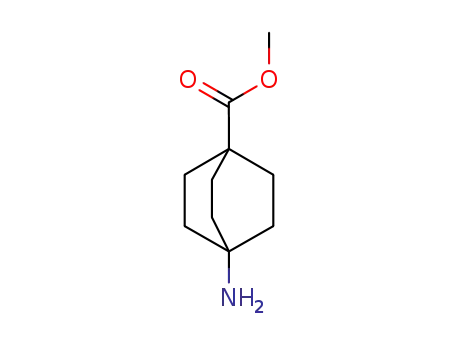 Molecular Structure of 135908-33-7 (4-AMINOBICYCLO[2.2.2]OCTANE-1-CARBOXYLIC ACID METHYL ESTER)
