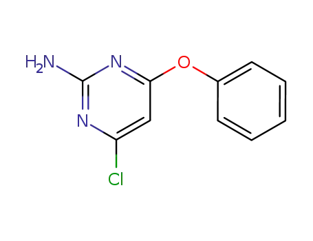 Molecular Structure of 100763-71-1 (2-amino-4-phenoxy-6-chloropyrimidine)