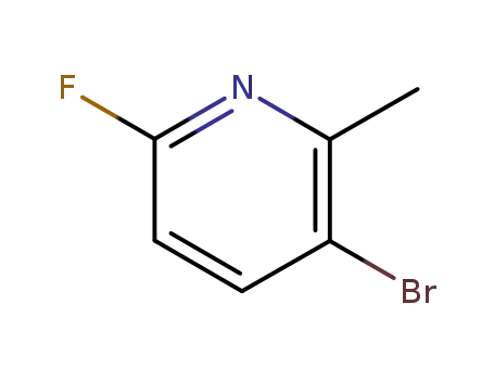 Molecular Structure of 375368-83-5 (5-BROMO-2-FLUORO-6-PICOLINE)