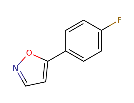 Molecular Structure of 138716-37-7 (5-(4-FLUOROPHENYL)ISOXAZOLE)
