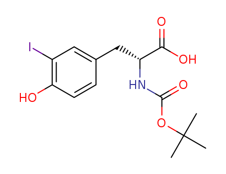D-Tyrosine,N-[(1,1-dimethylethoxy)carbonyl]-3-iodo-