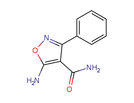 Molecular Structure of 15783-70-7 (5-amino-3-phenyl-1,2-oxazole-4-carboxamide)