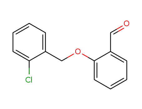 Molecular Structure of 53389-99-4 (2-(2-CHLOROBENZYLOXY)BENZALDEHYDE)