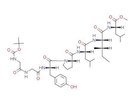 N-tert-butoxycarbonylglycyl-glycyl-L-tyrosyl-L-prolyl-L-leucyl-L-isoleucyl-L-leucine methyl ester