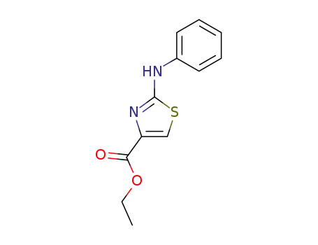 Molecular Structure of 126533-76-4 (Ethyl 2-(phenylamino)-4-thiazolecarboxylate)