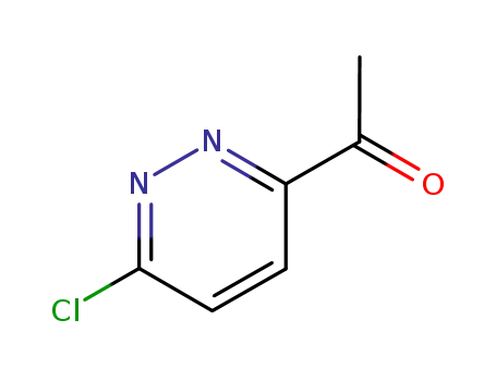 Molecular Structure of 214701-31-2 (Ethanone, 1-(6-chloro-3-pyridazinyl)-)
