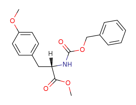 Molecular Structure of 121778-71-0 (L-Tyrosine,O-methyl-N-[(phenylmethoxy)carbonyl]-, methyl ester)