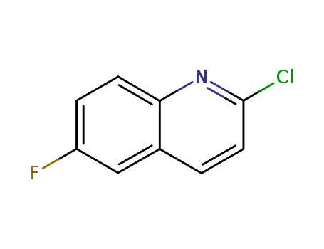 Molecular Structure of 77119-53-0 (2-CHLORO-6-FLUOROQUINOLINE)