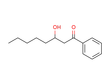 Molecular Structure of 87929-16-6 (1-Octanone, 3-hydroxy-1-phenyl-)