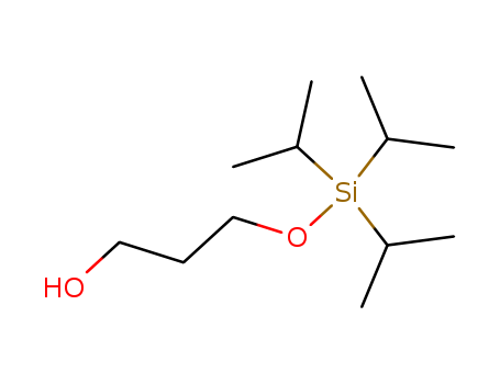 Molecular Structure of 178905-39-0 (1-Propanol, 3-[[tris(1-methylethyl)silyl]oxy]-)