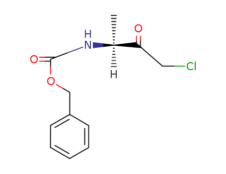 Carbamic acid,N-[(1S)-3-chloro-1-methyl-2-oxopropyl]-, phenylmethyl ester