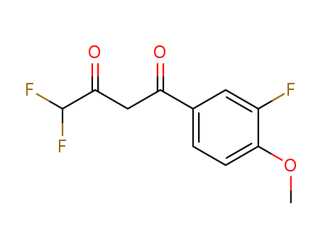 4,4-difluoro-1-(3-fluoro-4-Methoxyphenyl)butane-1,3-dione