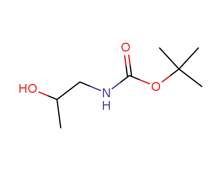 Molecular Structure of 95656-86-3 (1-(BOC-AMINO)-2-PROPANOL)