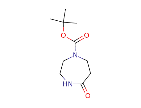 Molecular Structure of 190900-21-1 (1-N-Boc-5-oxo-1,4-diazepane)