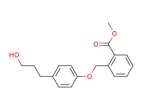 2-[[4-(3-hydroxypropyl)phenoxy]methyl]benzoic acid methyl ester