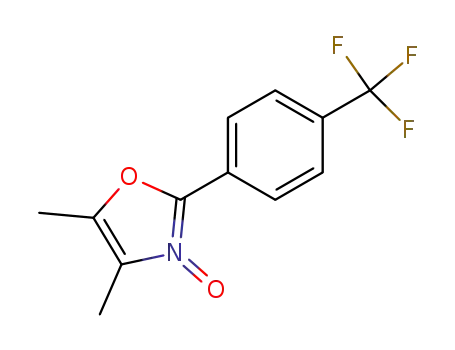 Molecular Structure of 475480-98-9 (Oxazole, 4,5-dimethyl-2-[4-(trifluoromethyl)phenyl]-, 3-oxide)