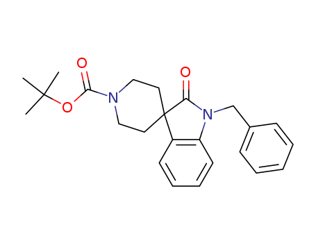 Spiro[3H-indole-3,4'-piperidine]-1'-carboxylic acid,
1,2-dihydro-2-oxo-1-(phenylmethyl)-, 1,1-dimethylethyl ester