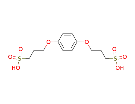 Molecular Structure of 540759-86-2 (1-Propanesulfonic acid, 3,3'-[1,4-phenylenebis(oxy)]bis-)