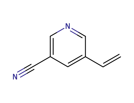 Molecular Structure of 100949-02-8 (Nicotinonitrile, 5-vinyl- (6CI))