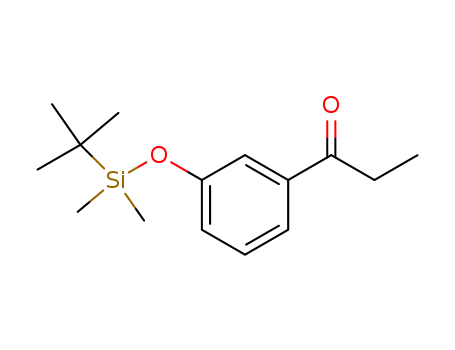 1-[3-[[(1,1-dimethylethyl)dimethylsilyl]oxy]phenyl]-1-propanone