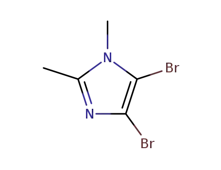 Molecular Structure of 16954-05-5 (4,5-DIBROMO-1,2-DIMETHYL-1H-IMIDAZOLE)