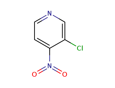 Molecular Structure of 13194-60-0 (3-CHLORO-4-NITROPYRIDINE)