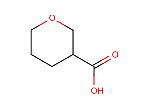 Molecular Structure of 873397-34-3 (TETRAHYDRO-2H-PYRAN-3-CARBOXYLIC ACID)