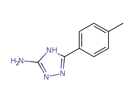 Molecular Structure of 51884-11-8 (5-(4-Methylphenyl)-4H-1,2,4-triazol-3-amine)