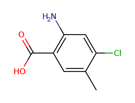 Benzoic acid, 2-amino-4-chloro-5-methyl-