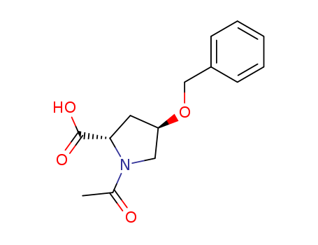 L-Proline, 1-acetyl-4-(phenylmethoxy)-, (4R)-