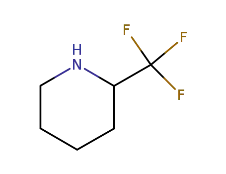 Molecular Structure of 154630-93-0 (()-2-(TRIFLUOROMETHYL)PIPERIDINE)