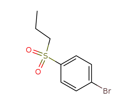 Molecular Structure of 223557-20-8 (1-Bromo-4-(propane-1-sulfonyl)benzene)