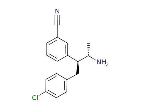 Benzonitrile, 3-[(1S,2S)-2-amino-1-[(4-chlorophenyl)methyl]propyl]-