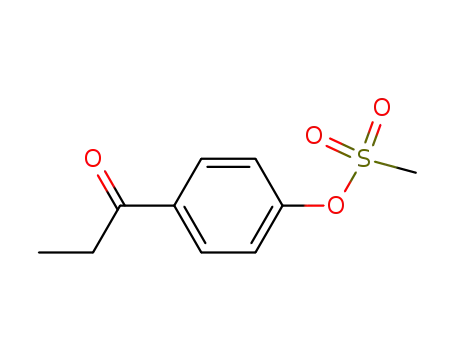 Molecular Structure of 929431-57-2 (p-(methanesulfonyloxy)propiophenone)