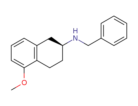 Molecular Structure of 58349-23-8 ((S)-5-methoxy-1,2,3,4-tetrahydro-N-(phenylmethyl)- 2-Naphthalenamine (Rotigotine))