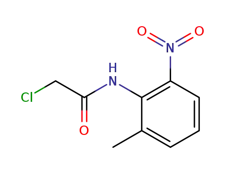 Molecular Structure of 78180-08-2 (2-CHLORO-N-(2-METHYL-6-NITROPHENYL)ACETAMIDE)