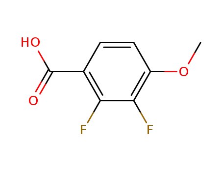 Molecular Structure of 329014-60-0 (2,3-Difluoro-4-methoxybenzoic acid)