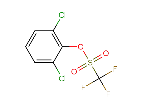Molecular Structure of 133280-47-4 (2,6-dichlorophenyl trifluoromethanesulphonate)