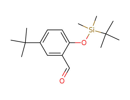 Molecular Structure of 1108723-71-2 (5-(tert-butyl)-2-((tert-butyldimethylsilyl)oxy)benzaldehyde)