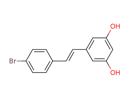 Molecular Structure of 205873-55-8 (3,5-DIHYDROXY-4''-BROMOSTILBENE)