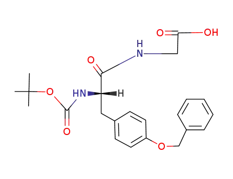 Molecular Structure of 41296-45-1 (Glycine, N-[N-[(1,1-dimethylethoxy)carbonyl]-O-(phenylmethyl)-L-tyrosyl]-)