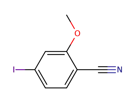 Molecular Structure of 677777-44-5 (5-iodo-2-methoxybenzonitrile)