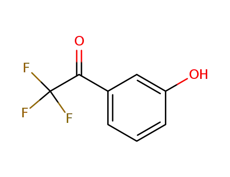 Molecular Structure of 326897-98-7 (Ethanone, 2,2,2-trifluoro-1-(3-hydroxyphenyl)- (9CI))