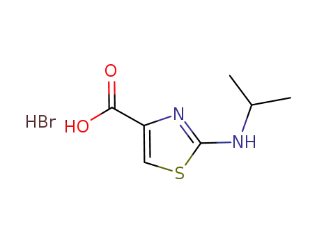 Molecular Structure of 300831-03-2 (4-CARBOXY-2-ISOPROPYLAMINOTHIAZOLE HYDROBROMIDE)