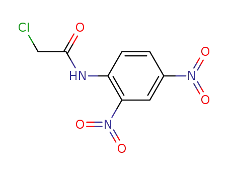 Molecular Structure of 6271-08-5 (Acetamide,2-chloro-N-(2,4-dinitrophenyl)-)