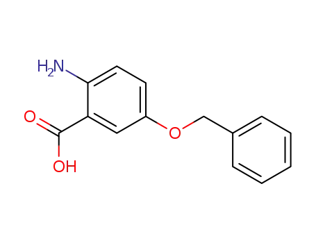 Molecular Structure of 58662-78-5 (2-AMINO-4-(BENZYLOXY)BENZOIC ACID)